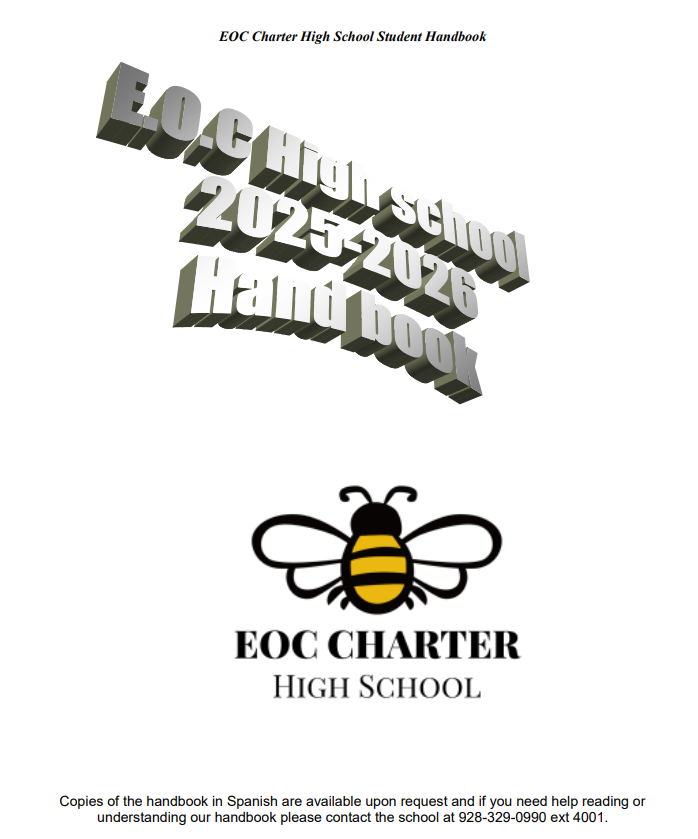 EOC CHS 2025-2026 Student Handbook cover